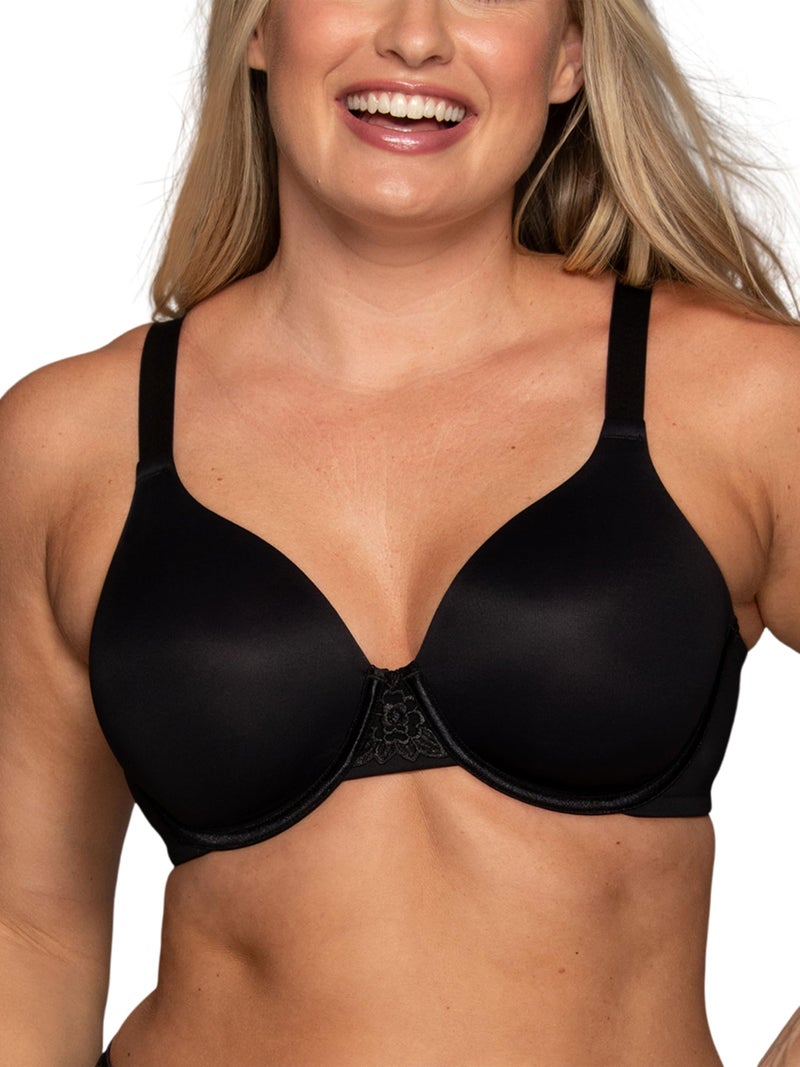Vanity Fair womens Full Figure Beauty Back Smoothing Bra, Underwire - Black, 40DD US - Image 1